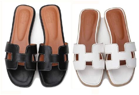 dupe hermes slides|hermes oran sandals look alike.